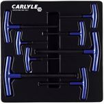 Carlyle Tools - 8 Piece Metric Hex Key T-Handle Set - THHS8M